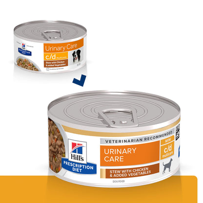 Hills Prescription Diet c/d Multicare Dog Chicken and Vegetables - Wet food for dogs with urinary problems