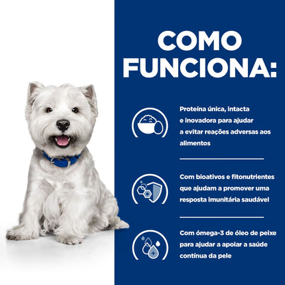 Hill's PD Derm Complete Mini - Pienso seco para perro pequeño con alergias