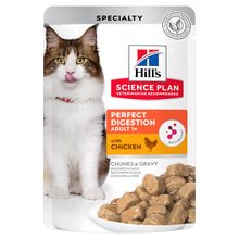 Hills Science Plan Perfect Digestion Gato Adulto Pollo - Comida húmeda para gatos para una digestión saludable