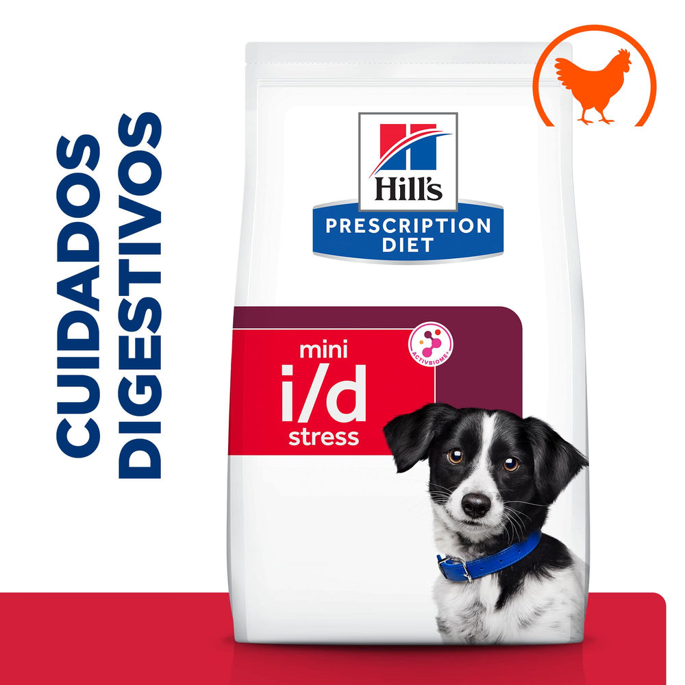 Hills Prescription Diet i/d Stress Mini Dog Chicken - Dry food for dogs with digestive problems