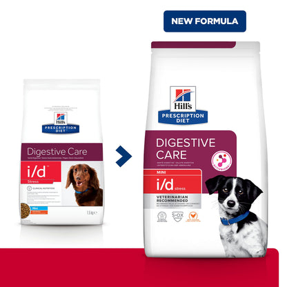 Hills Prescription Diet i/d Stress Mini Dog Chicken - Dry food for dogs with digestive problems