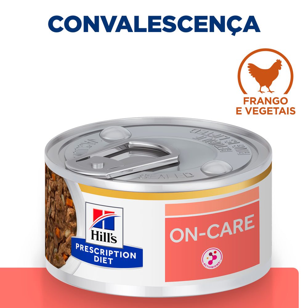 Hills Prescription Diet On-Care Gato Adulto Pollo y Verduras - Comida húmeda para gatos en convalecencia