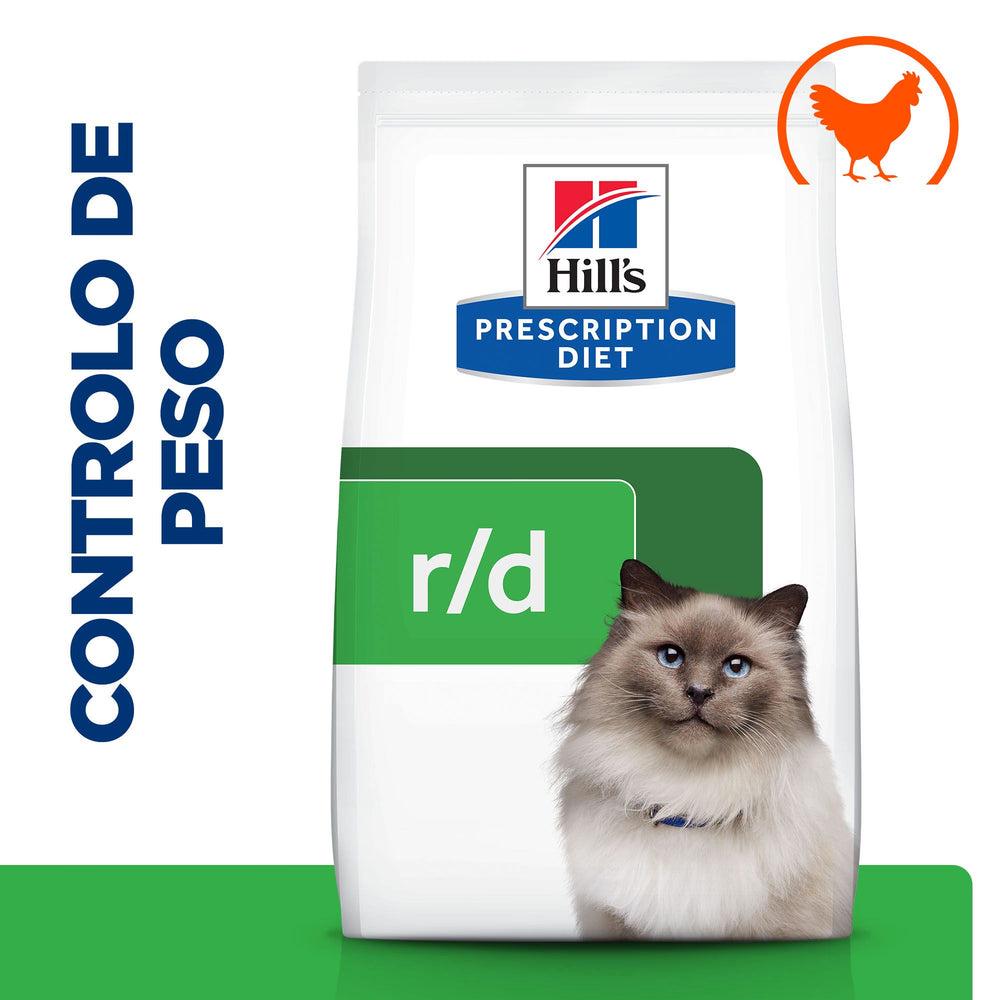 Hills Prescription Diet r/d Cat Chicken - Dry cat food for weight control