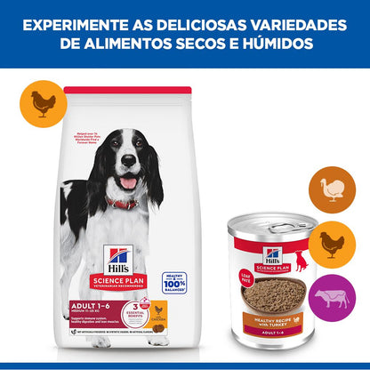 Hills Science Plan Perro Adulto Pavo - Comida húmeda para perro