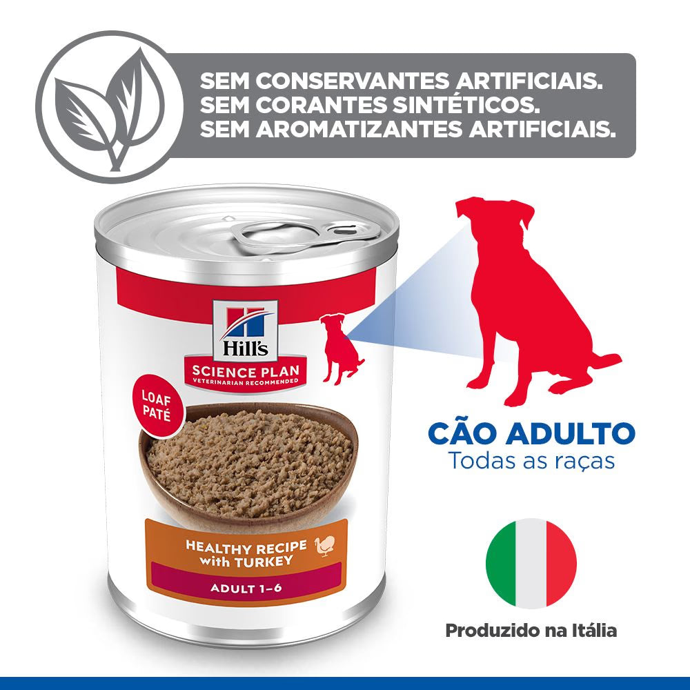 Hills Science Plan Perro Adulto Pavo - Comida húmeda para perro