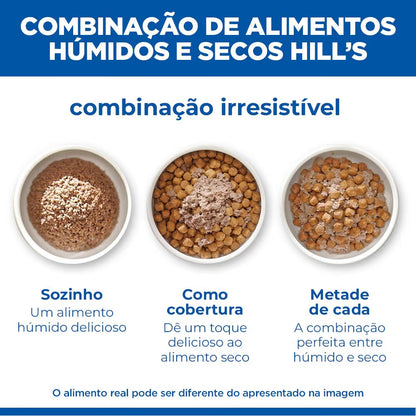 Hill's Light - Alimento em patê para cão adulto com excesso de peso - Frango