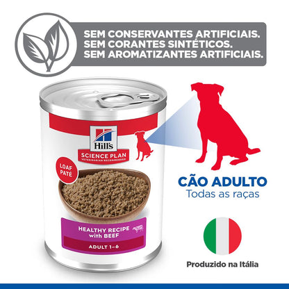 Hills Science Plan Perro Adulto Ternera - Comida húmeda para perro
