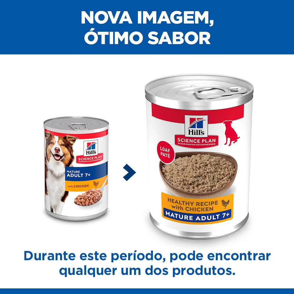Hills Science Plan Perro Senior Pollo - Comida húmeda para perro senior