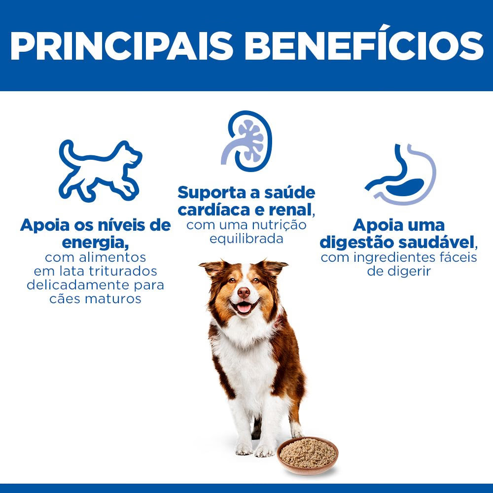 Hills Science Plan Perro Senior Pollo - Comida húmeda para perro senior