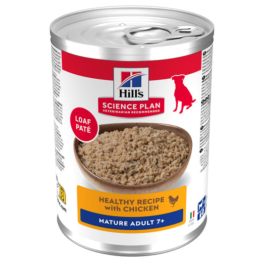 Hills Science Plan Perro Senior Pollo - Comida húmeda para perro senior