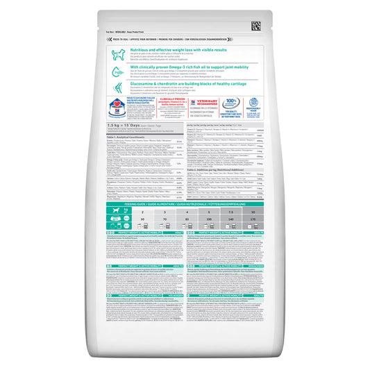 Hills Science Plan Perro Adulto Perfect Weight & Active Mobility Small & Mini Pollo - Pienso seco para perro para control de peso y soporte articular