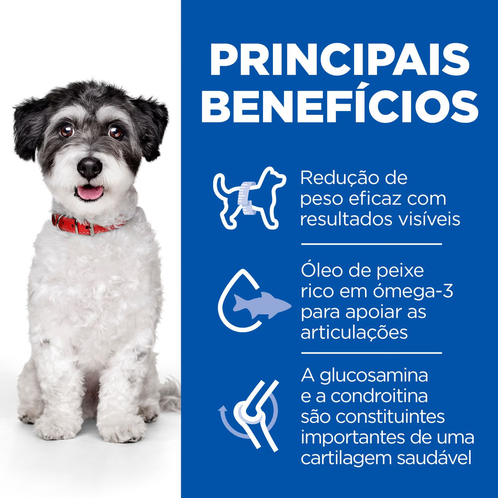 Hill's Perfect Weight & Active Mobility Small - Pienso seco para perros pequeños para control de peso y movilidad - Pollo