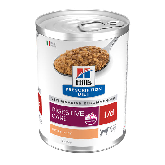 Hills Prescription Diet i/d Perro Pavo - Comida húmeda para perro con problemas gastrointestinales