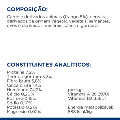 Hills Prescription Diet Metabolic Perro Pollo - Comida húmeda para perro para control de peso y diabetes