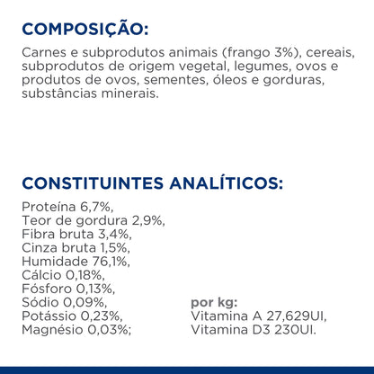 Hills Prescription Diet Cão w/d - Ração húmida para cão com diabetes e excesso de peso