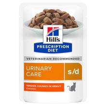 Hill's PD Urinary Care s/d - Alimento em molho para gato para suporte da saúde urinária - Frango