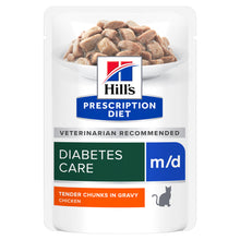 Hills Prescription Diet m/d Adult Cat Chicken - Wet food for cats with diabetes and excess weight