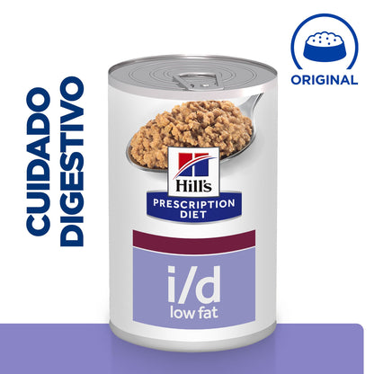 Hills Prescription Diet i/d Low Fat Dog Pork - Wet food for dogs with gastrointestinal problems