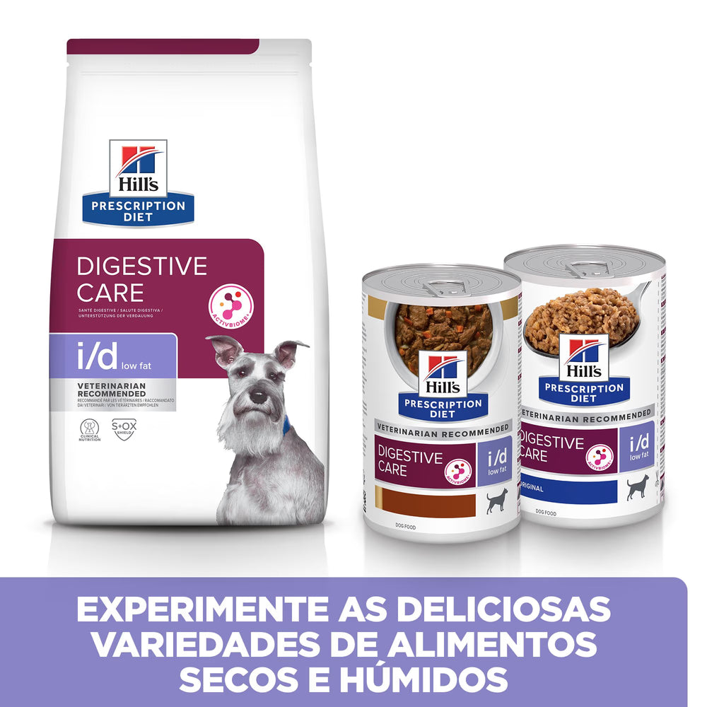 Hills Prescription Diet i/d Low Fat Dog Pork - Wet food for dogs with gastrointestinal problems