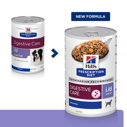 Hills Prescription Diet i/d Low Fat Dog Pork - Wet food for dogs with gastrointestinal problems