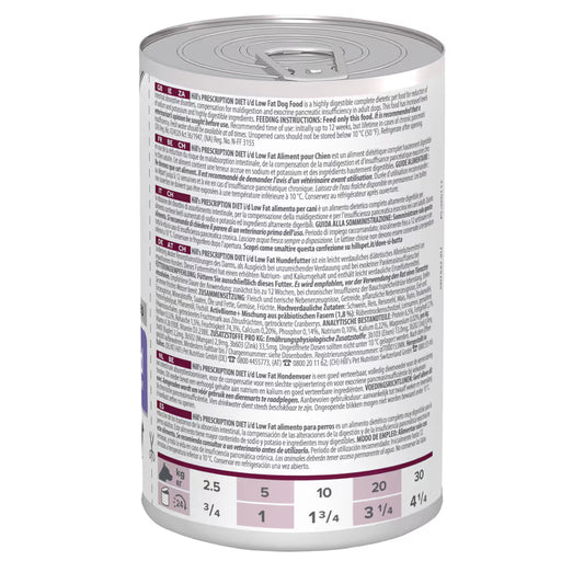 Hills Prescription Diet i/d Low Fat Dog Pork - Wet food for dogs with gastrointestinal problems