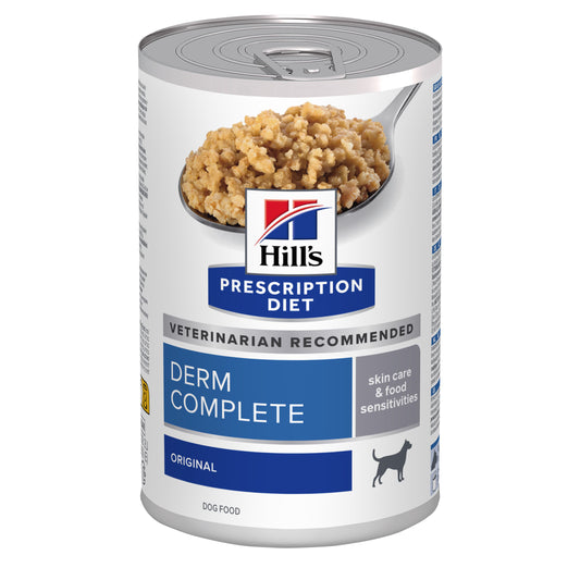 Hills Prescription Diet Derm Complete Perro Dermatológico - Comida húmeda para perro con alergias
