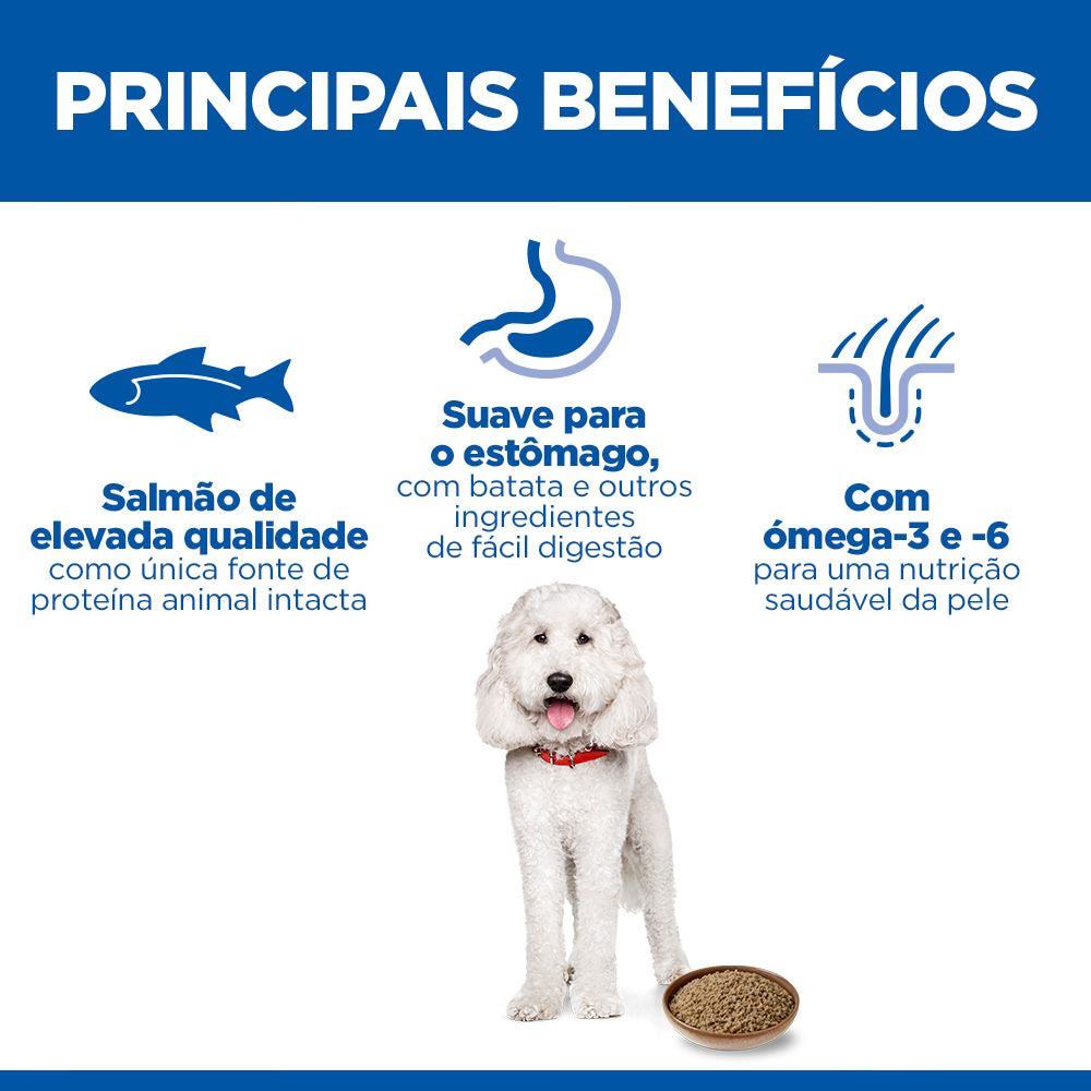Hill's Hypoallergenic - Alimento em patê para cão adulto - Salmão