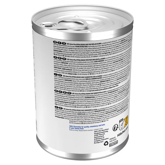 Hill's Hypoallergenic - Alimento em patê para cão adulto - Salmão
