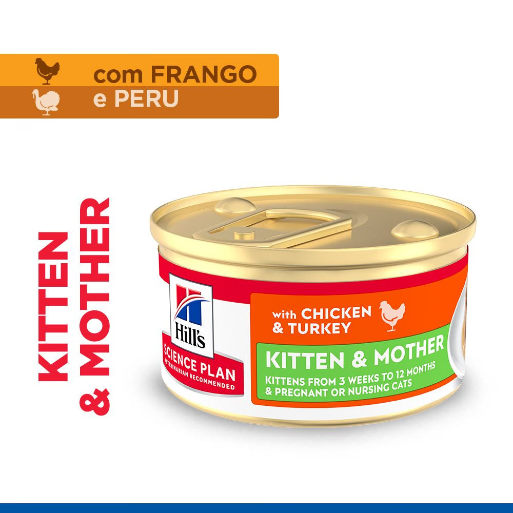 Alimento Húmido para Gatos Hills Science Plan Kitten & Mother Mousse Wet (Lata)