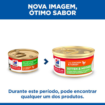 Alimento Húmido para Gatos Hills Science Plan Kitten & Mother Mousse Wet (Lata)
