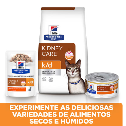 Hills Prescription Diet k/d Gato Adulto Atún y Verduras - Comida húmeda para gato para insuficiencia renal