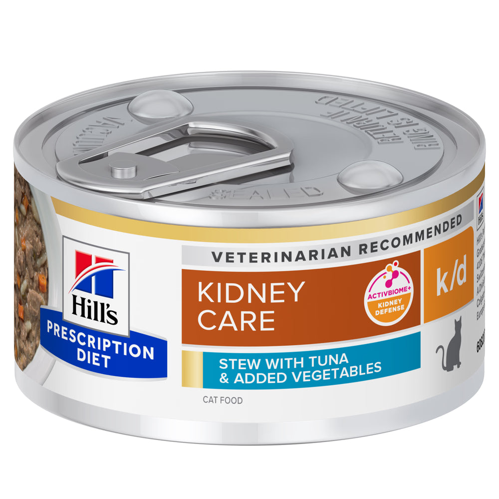Hills Prescription Diet k/d Gato Adulto Atún y Verduras - Comida húmeda para gato para insuficiencia renal