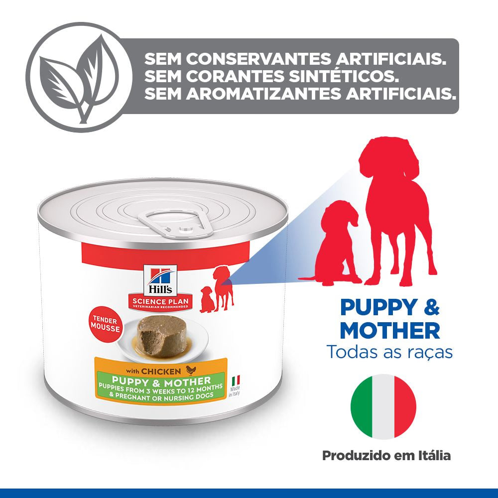 Hills Science Plan Dog Puppy Chicken Mousse - Wet food for growing dogs