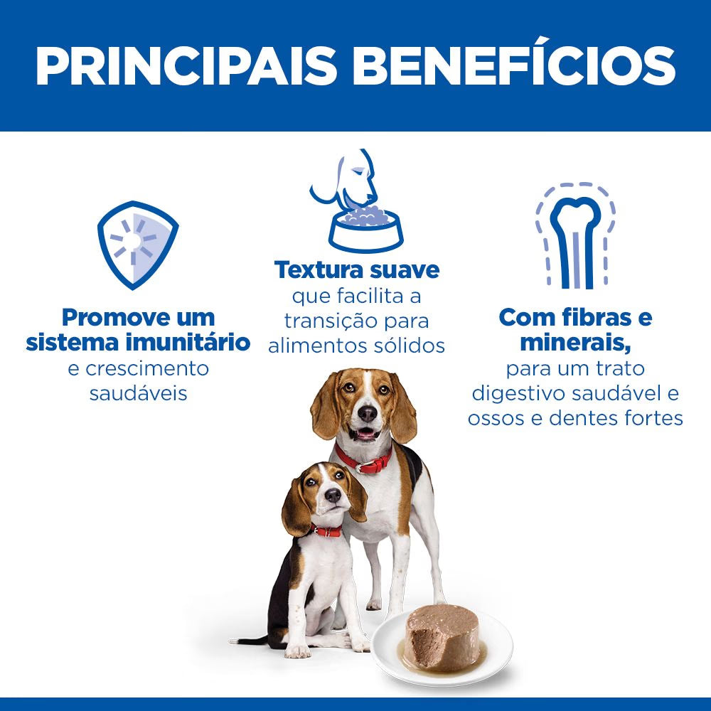 Hills Science Plan Dog Puppy Chicken Mousse - Wet food for growing dogs