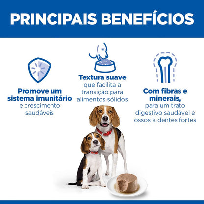 Hills Science Plan Dog Puppy Chicken Mousse - Wet food for growing dogs