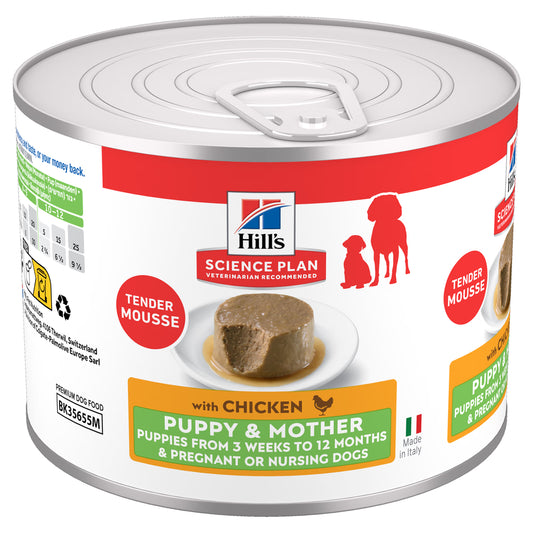 Hills Science Plan Perro Cachorro Mousse Pollo - Comida húmeda para perro en crecimiento