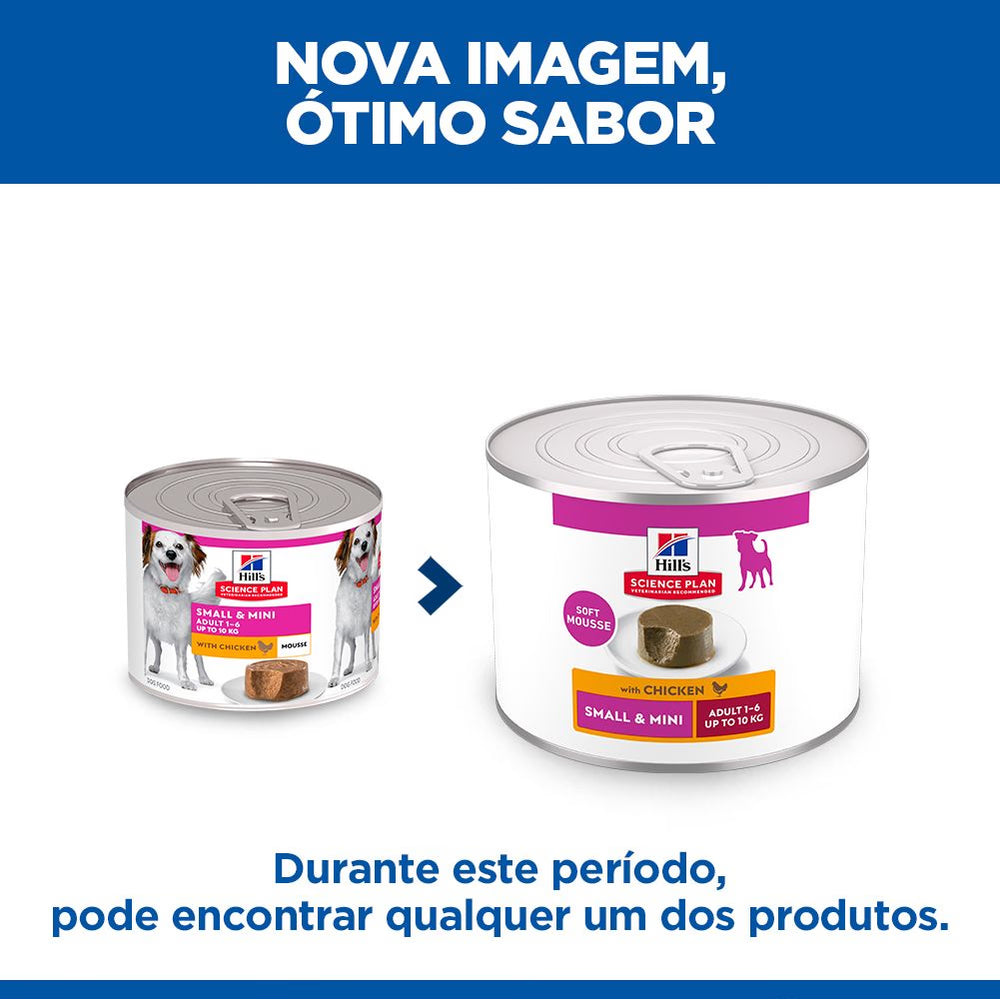 Hills Science Plan Perro Adulto Pequeño y Mini Mousse Pollo - Comida húmeda para perro