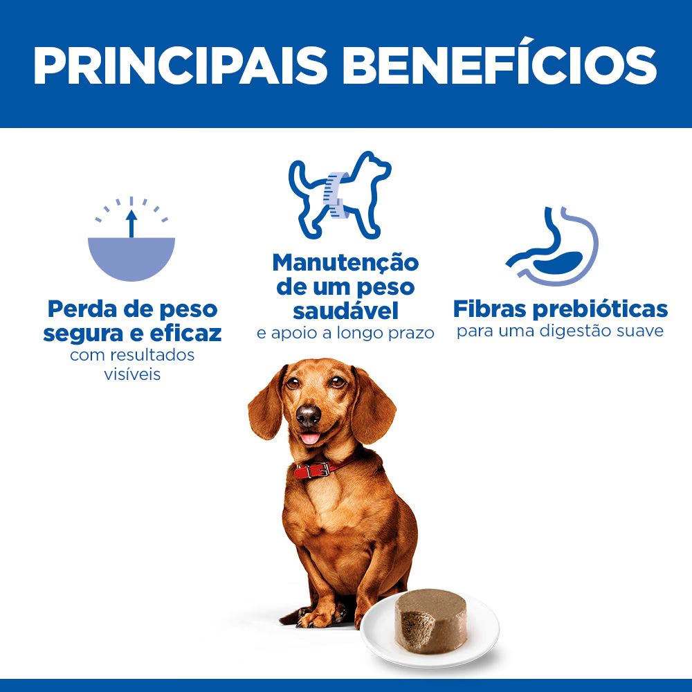 Hills Science Plan Cão Adulto Small & Mini Perfect Weight Peru - Ração húmida para cão para controlo de peso
