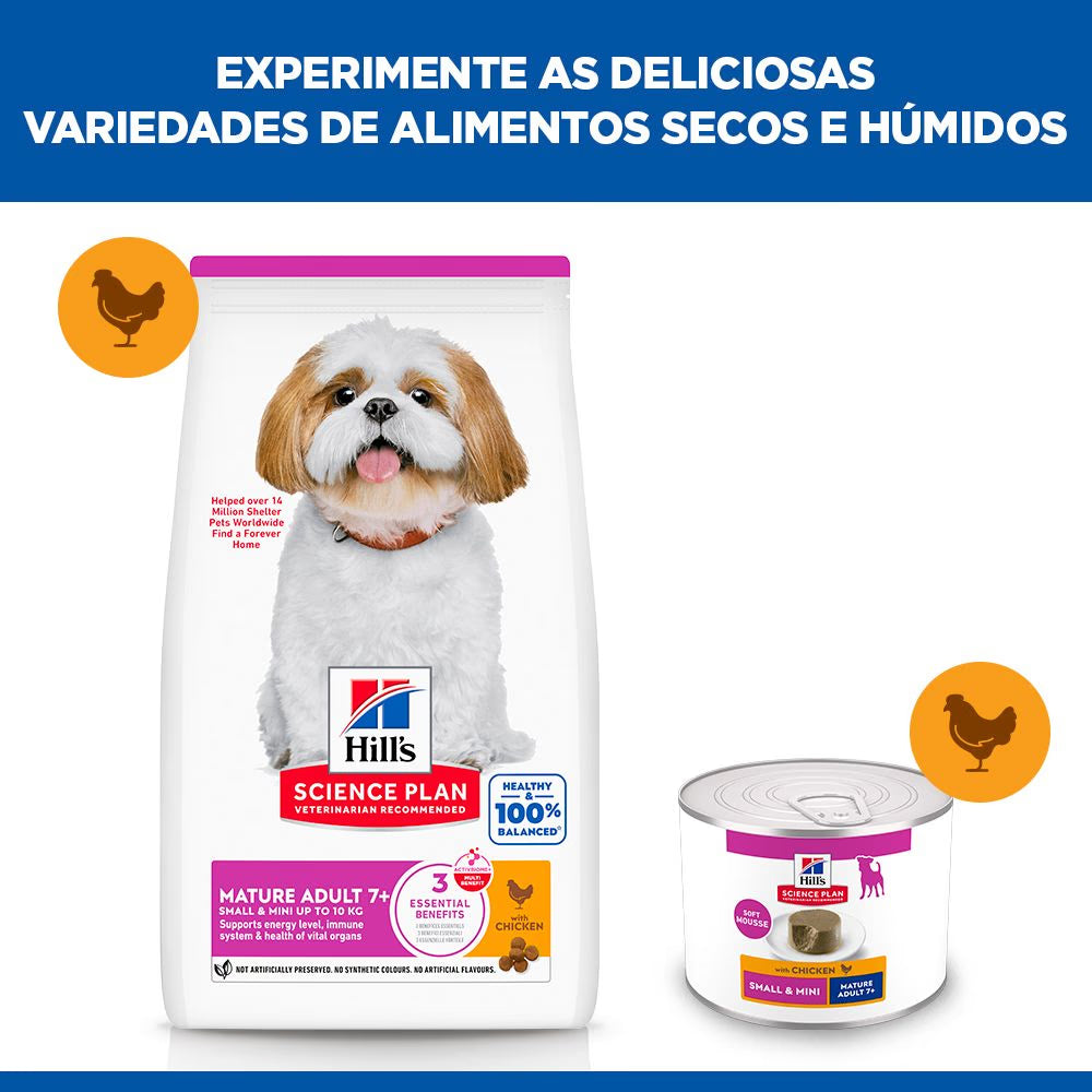 Hills Science Plan Small & Mini Senior Dog Chicken - Wet food for senior dogs