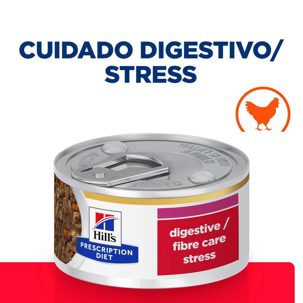 Ração Veterinária húmida Hills Prescription Diet Feline GI Biome Stress Stew with Chicken & Vegetables Wet (Lata)