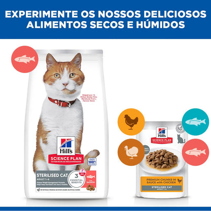 Hills Science Plan Adult Sterilised Cat Salmon - Dry food for sterilised cats