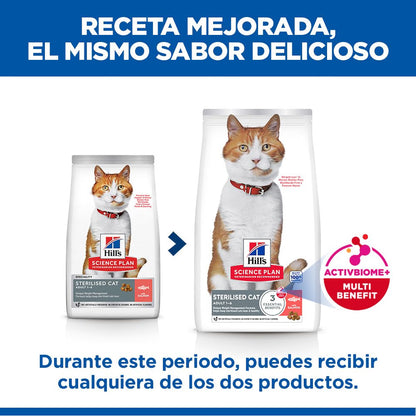 Hills Science Plan Adult Sterilised Cat Salmon - Dry food for sterilised cats