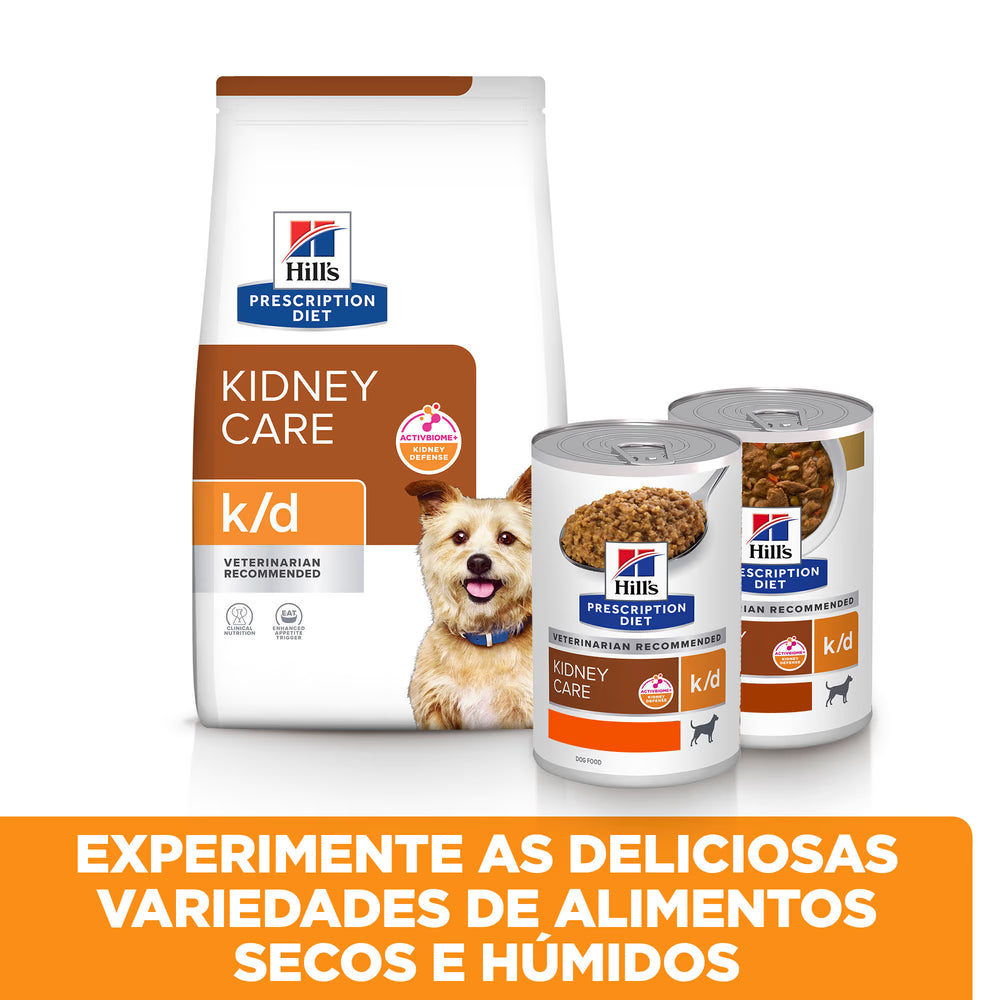 Hills Prescription Diet Cão k/d Fígado de Porco - Ração húmida para cão para insuficiência renal