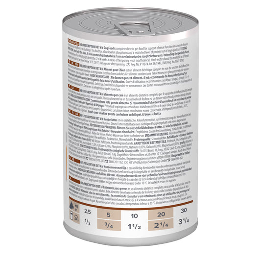 Hills Prescription Diet Perro k/d Hígado de Cerdo - Comida húmeda para perro para insuficiencia renal