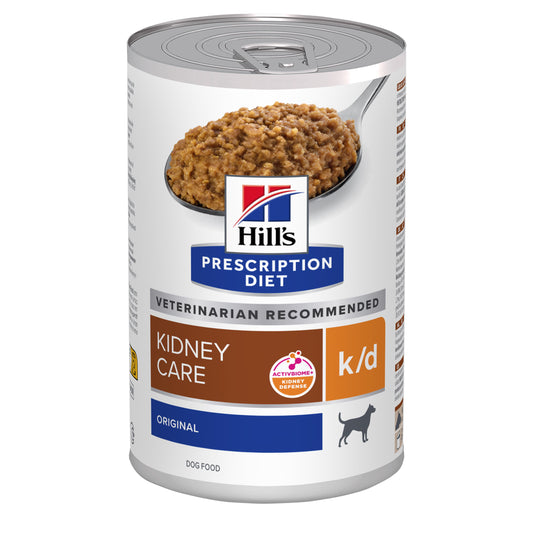 Hills Prescription Diet Perro k/d Hígado de Cerdo - Comida húmeda para perro para insuficiencia renal