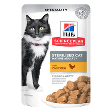 Hill's Sterilised Mature 7+ - Alimento em molho para gato senior esterilizado - Frango