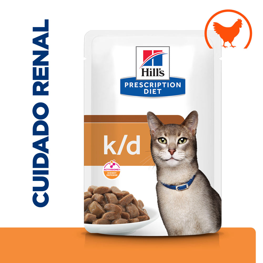 Hills Prescription Diet k/d Cat Chicken - Wet cat food for renal failure