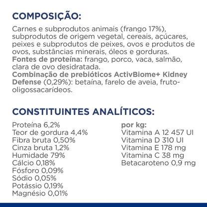 Hills Prescription Diet k/d Cat Chicken - Wet cat food for renal failure
