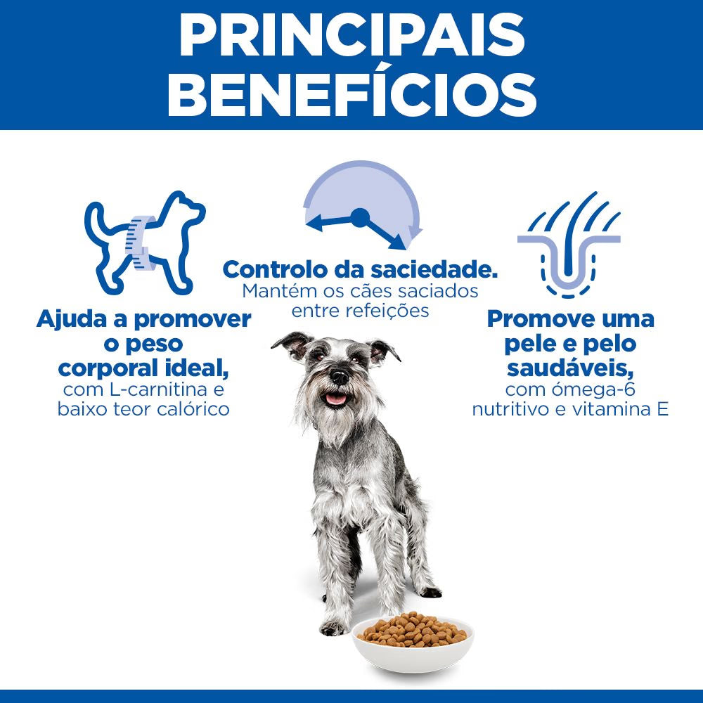 Hill's Small & Mini Mature 7+ Light - Pienso seco para perros de raza mini y pequeña de más de 7 años