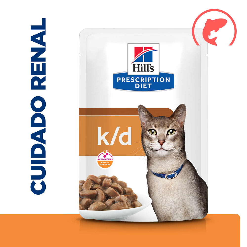 Hills Prescription Diet k/d Cat Salmon - Wet food for cats with kidney failure